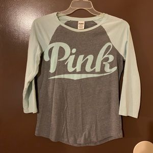 Pink Baseball Tee Shirt Size Small